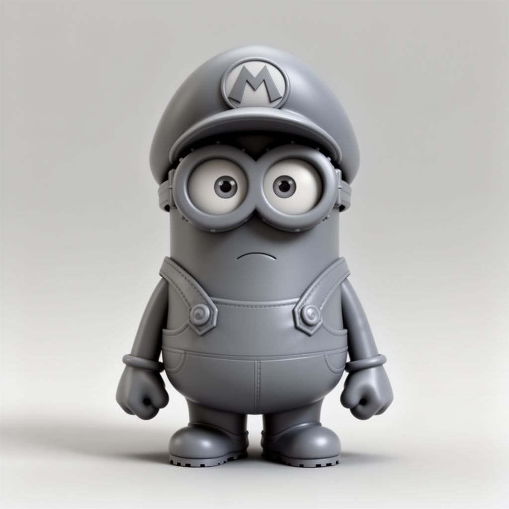 Super Mario Minion Figurine free 3D printable STL
