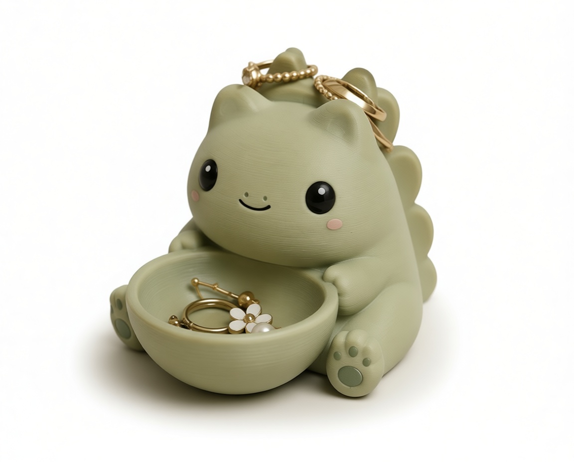Dinosaur Ring Holder Figurine free 3D printable STL