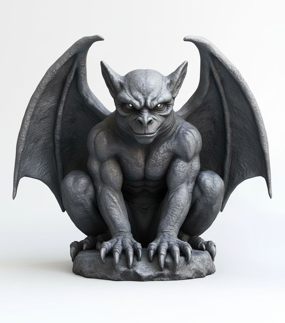 Gargoyle Statue Figurine free 3D printable STL