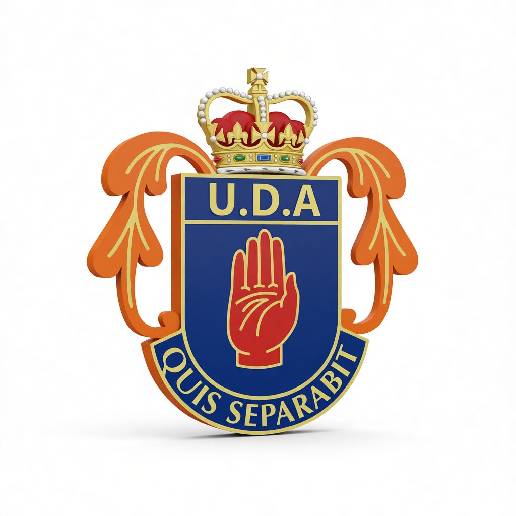 Ulster Defence Association Emblem free 3D printable STL