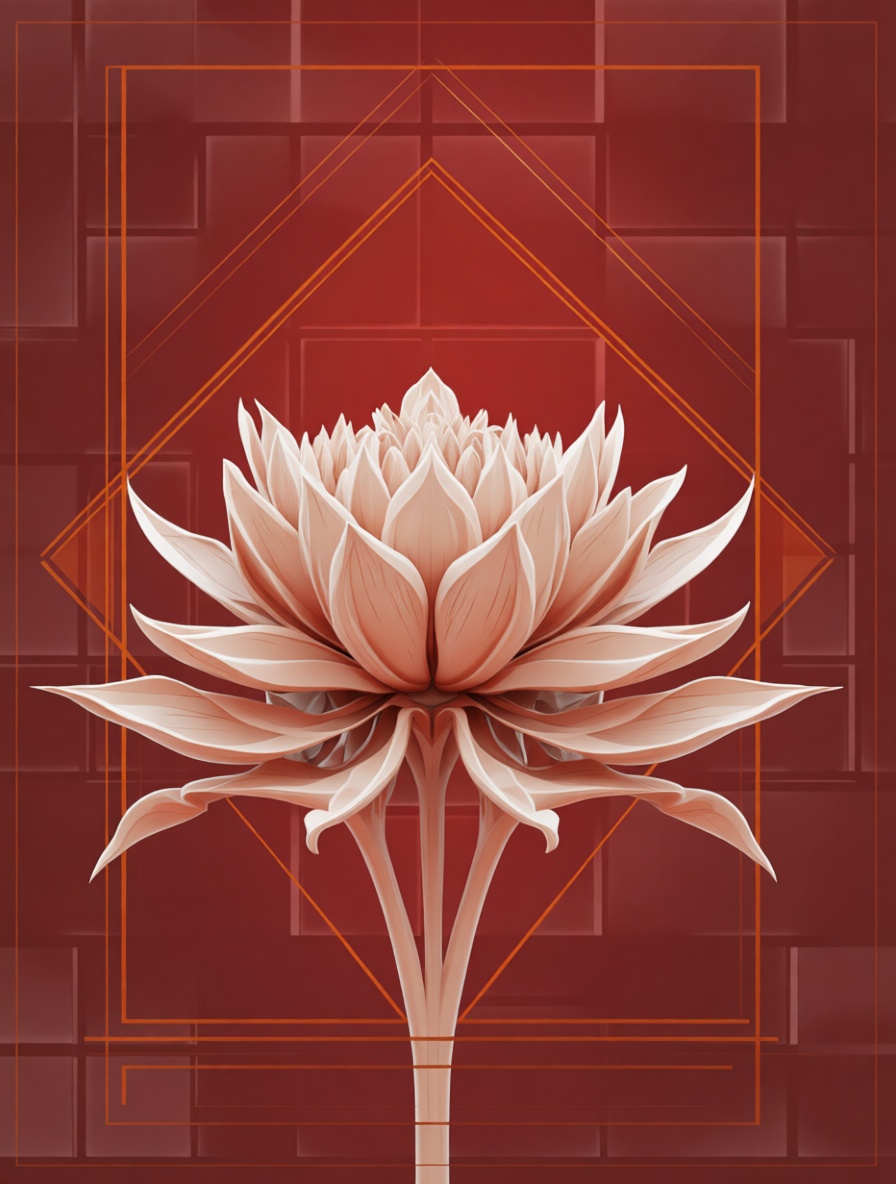 Lotus Flower Sculpture free 3D printable STL