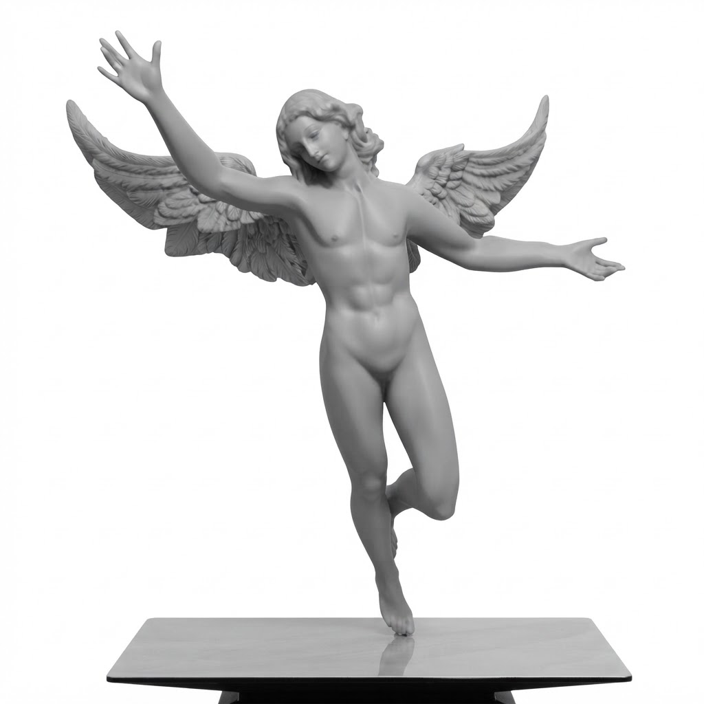 Angel Statue Figurine free 3D printable STL