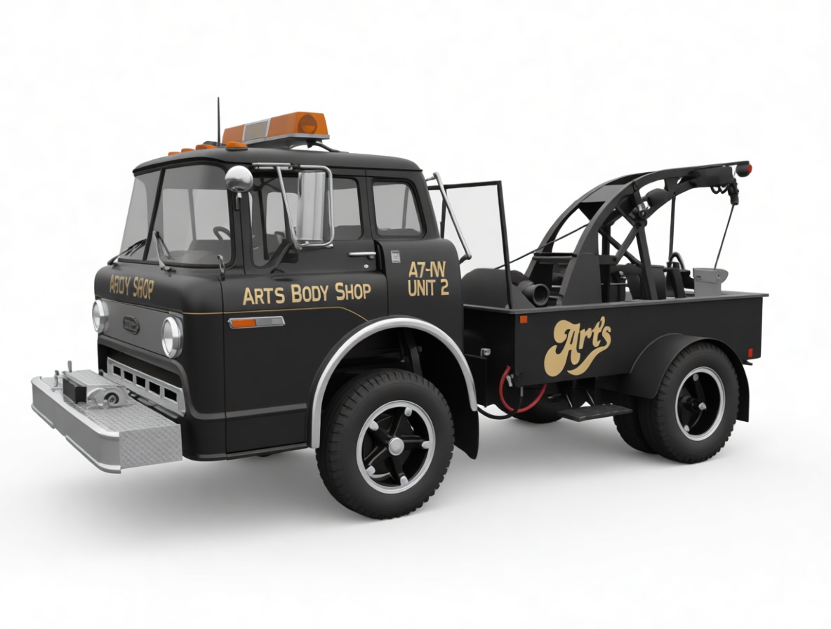 Ford F-Series Wrecker Model free 3D printable STL