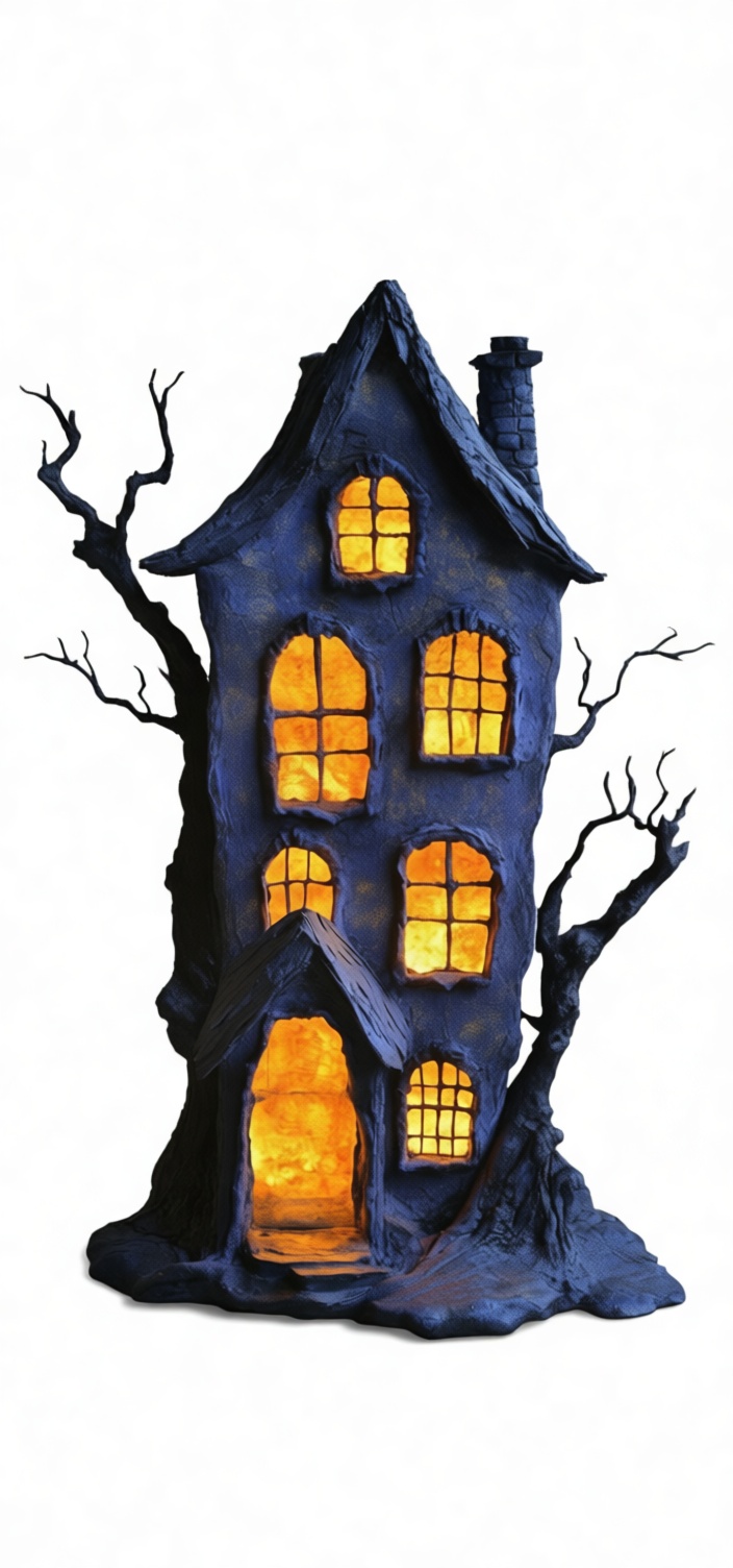 Haunted House Figurine free 3D printable STL