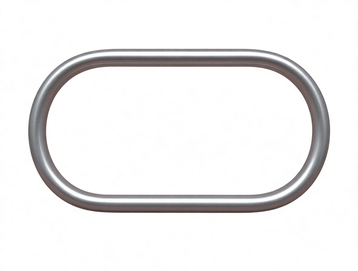 Oval Metallic Ring Model free 3D printable STL