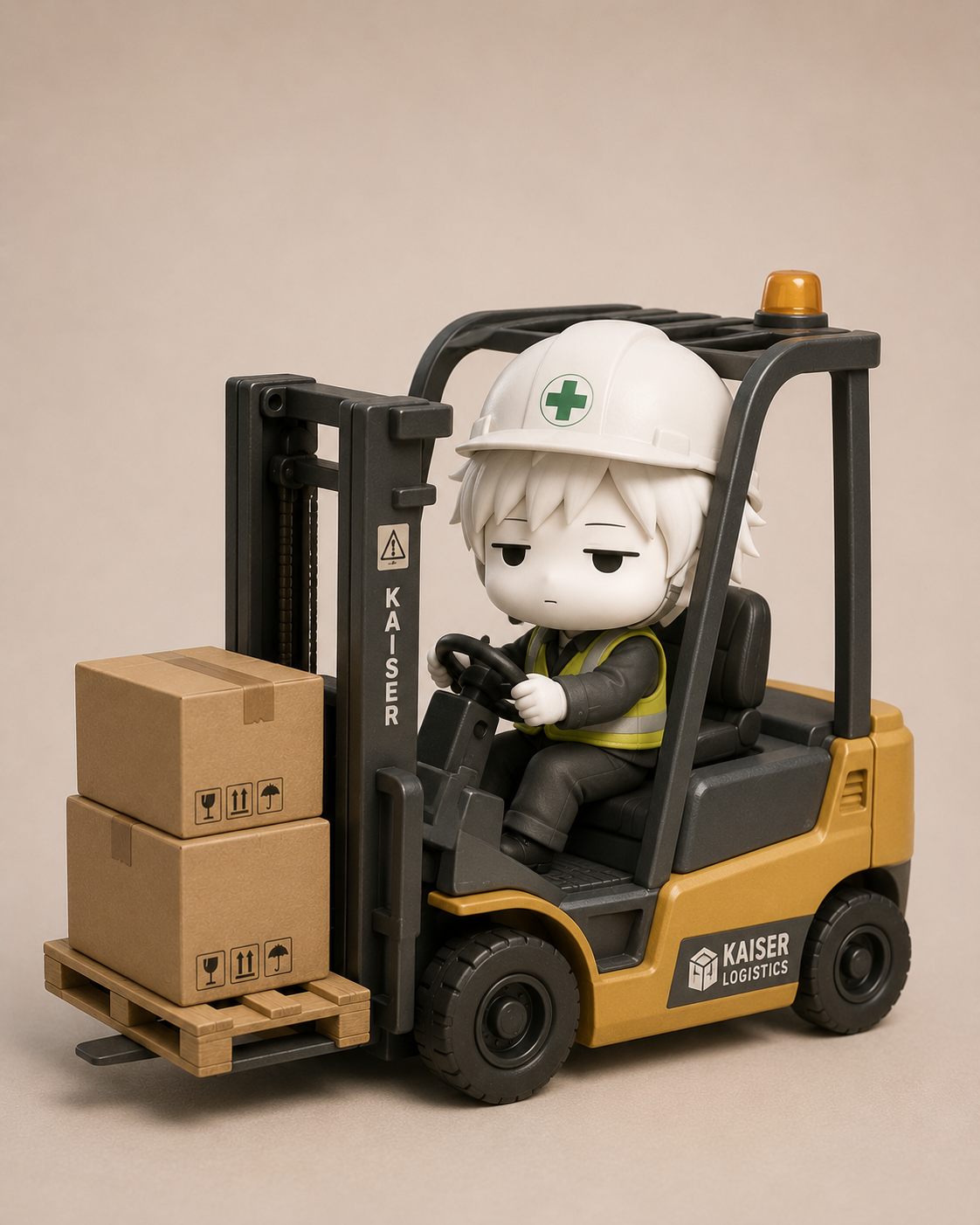 Forklift Operator Figurine free 3D printable STL