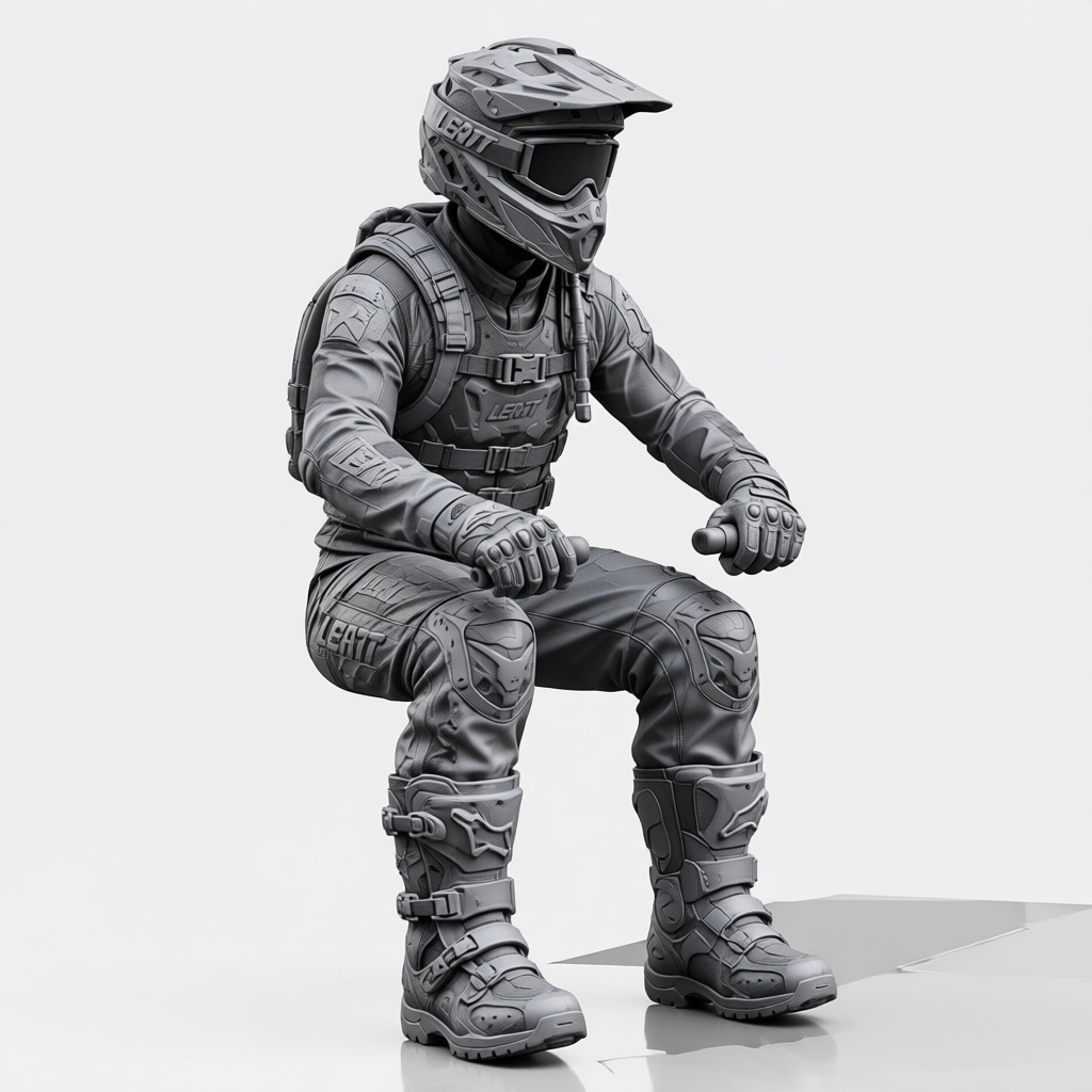 Motocross Rider Figurine free 3D printable STL