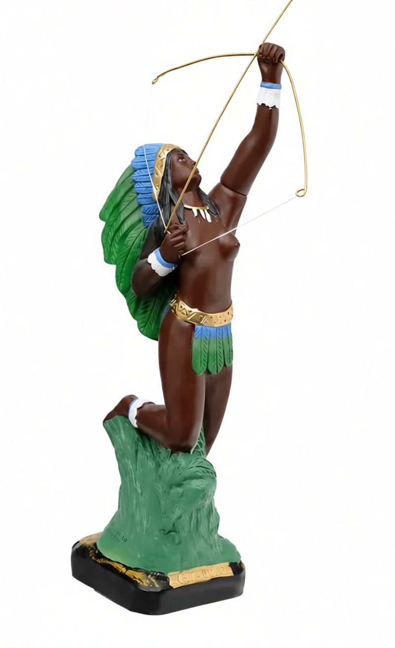 Native American Archer Figurine free 3D printable STL