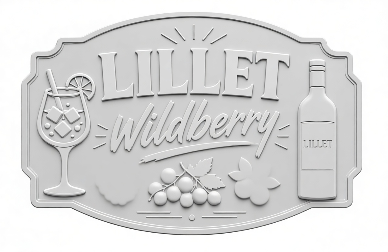 Lillet Wildberry Plaque free 3D printable STL
