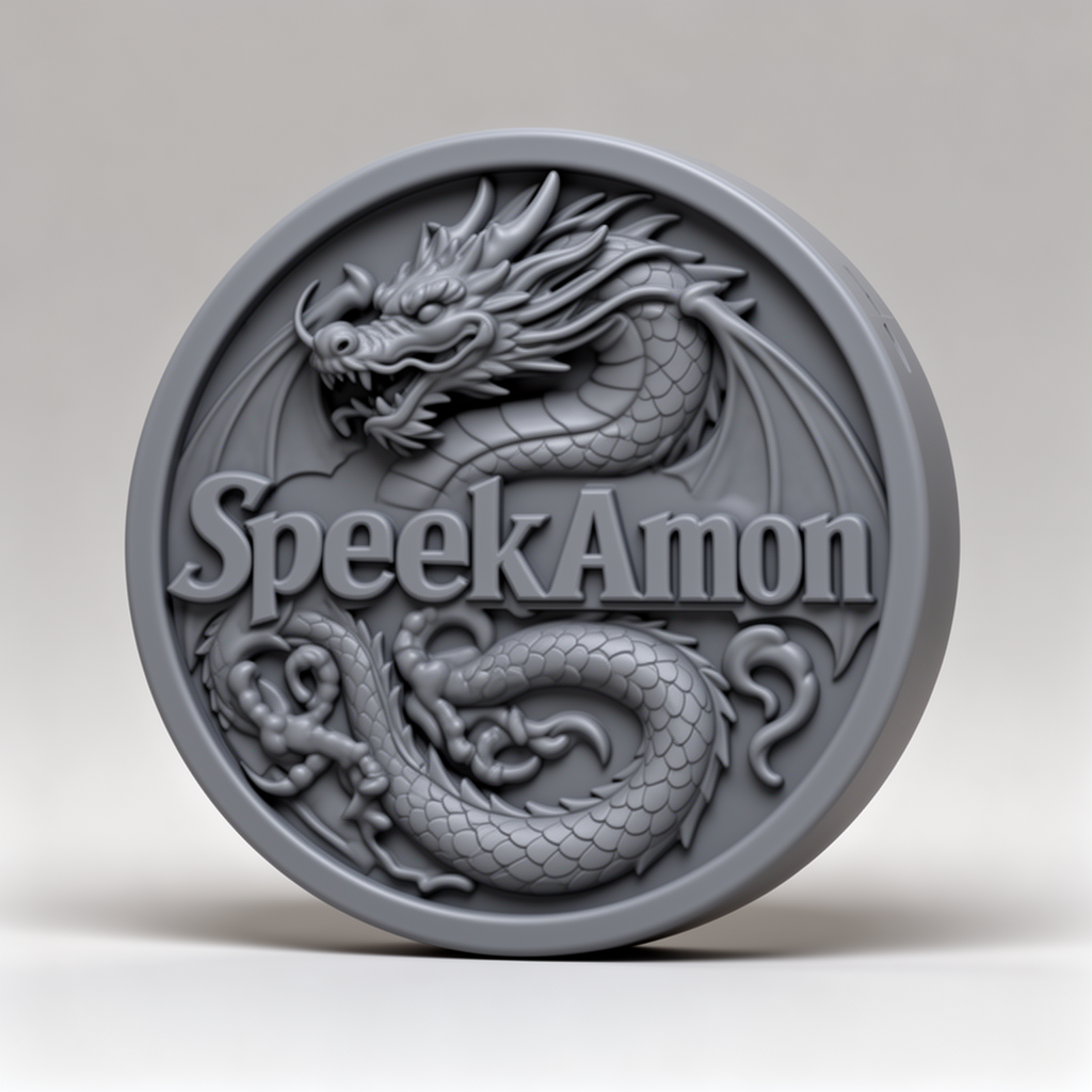 SpeekAmon Dragon Coaster free 3D printable STL
