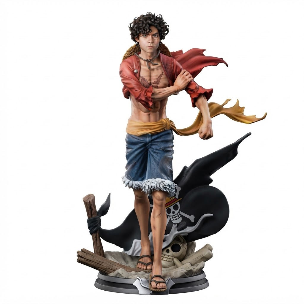 Monkey D. Luffy Figurine free 3D printable STL