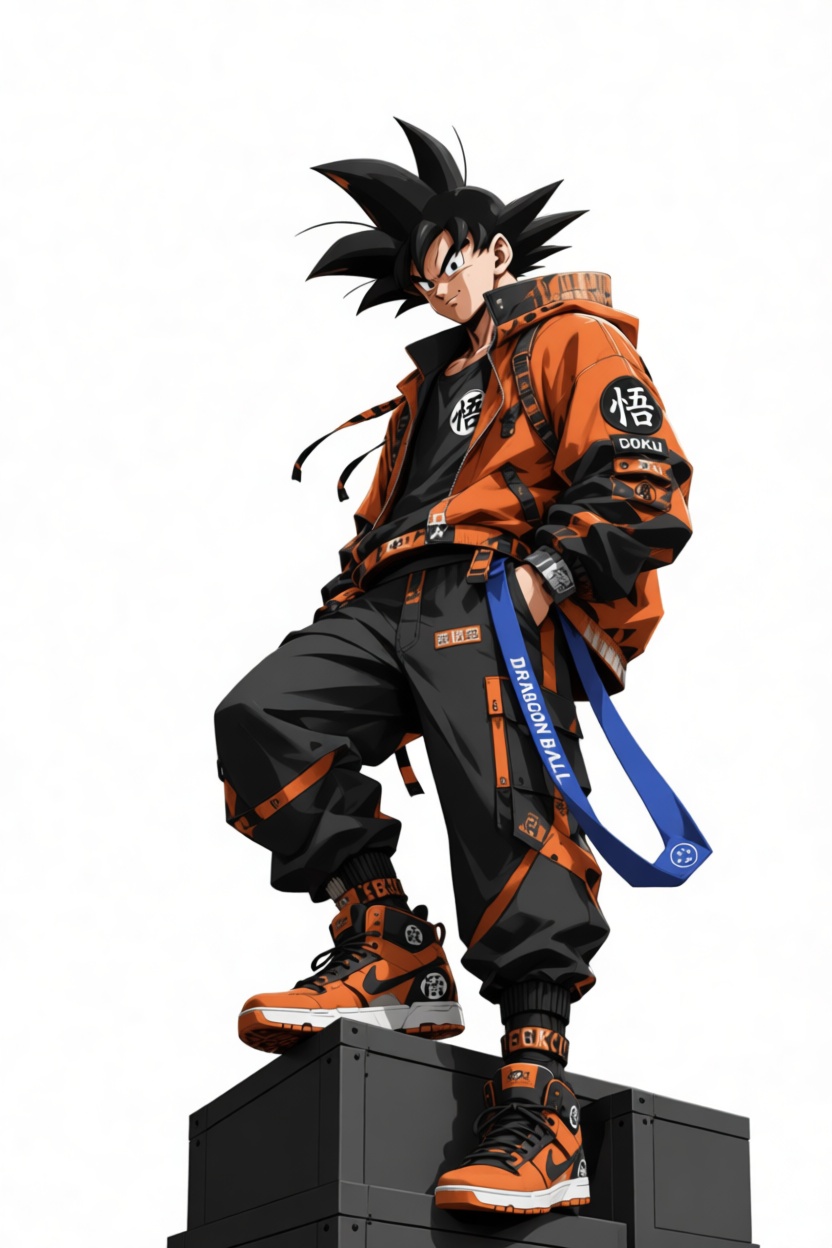Goku Streetwear Figurine free 3D printable STL