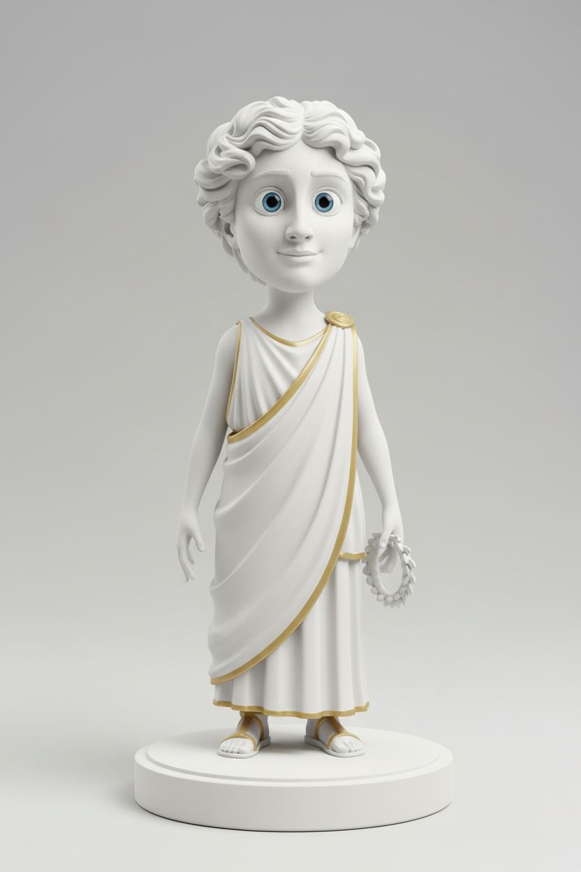 Ancient Roman Child Figurine free 3D printable STL