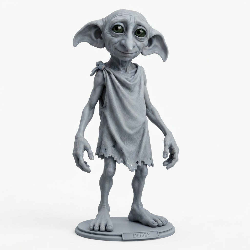 Dobby Figurine free 3D printable STL