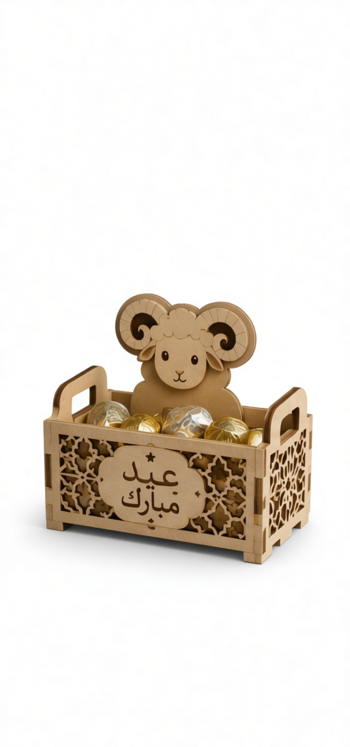 Eid Mubarak Ram Crate free 3D printable STL