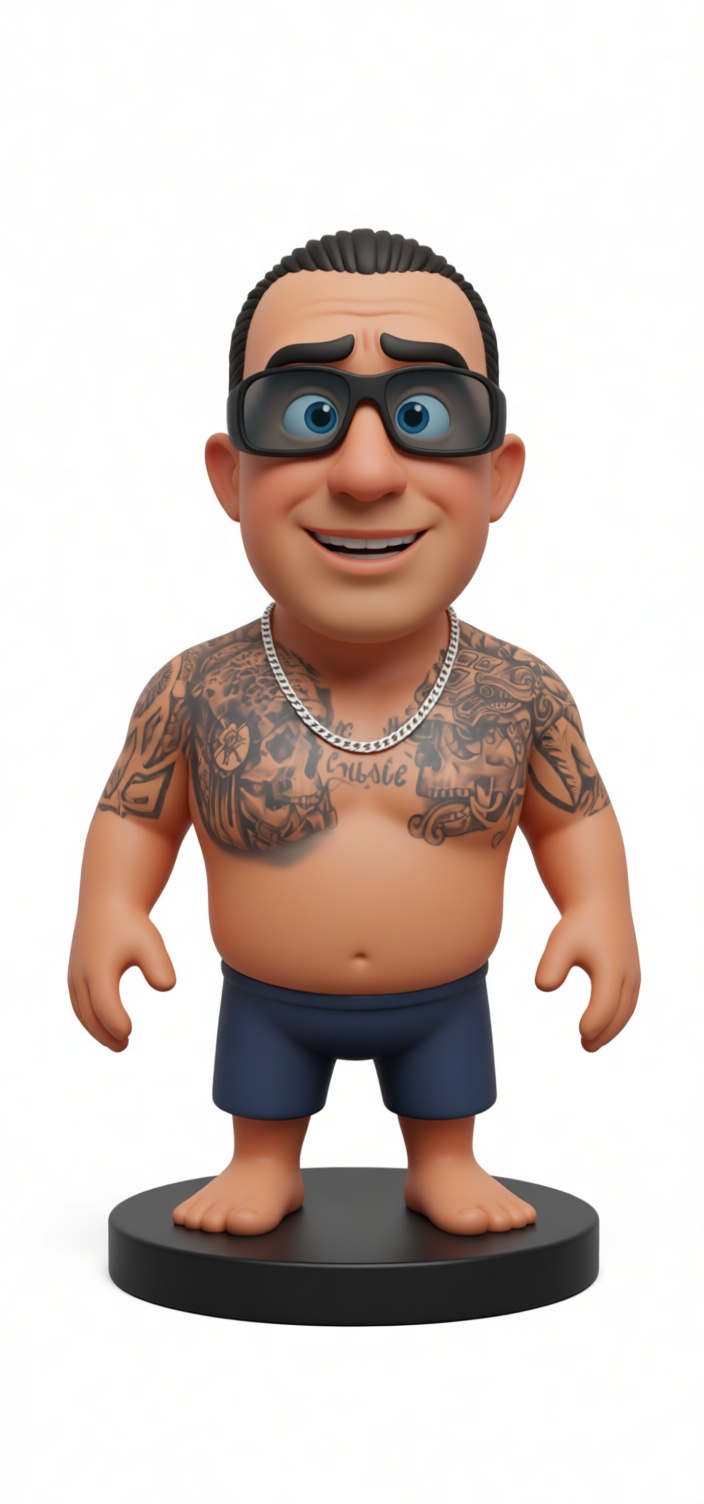 Tattooed Man Figurine free 3D printable STL