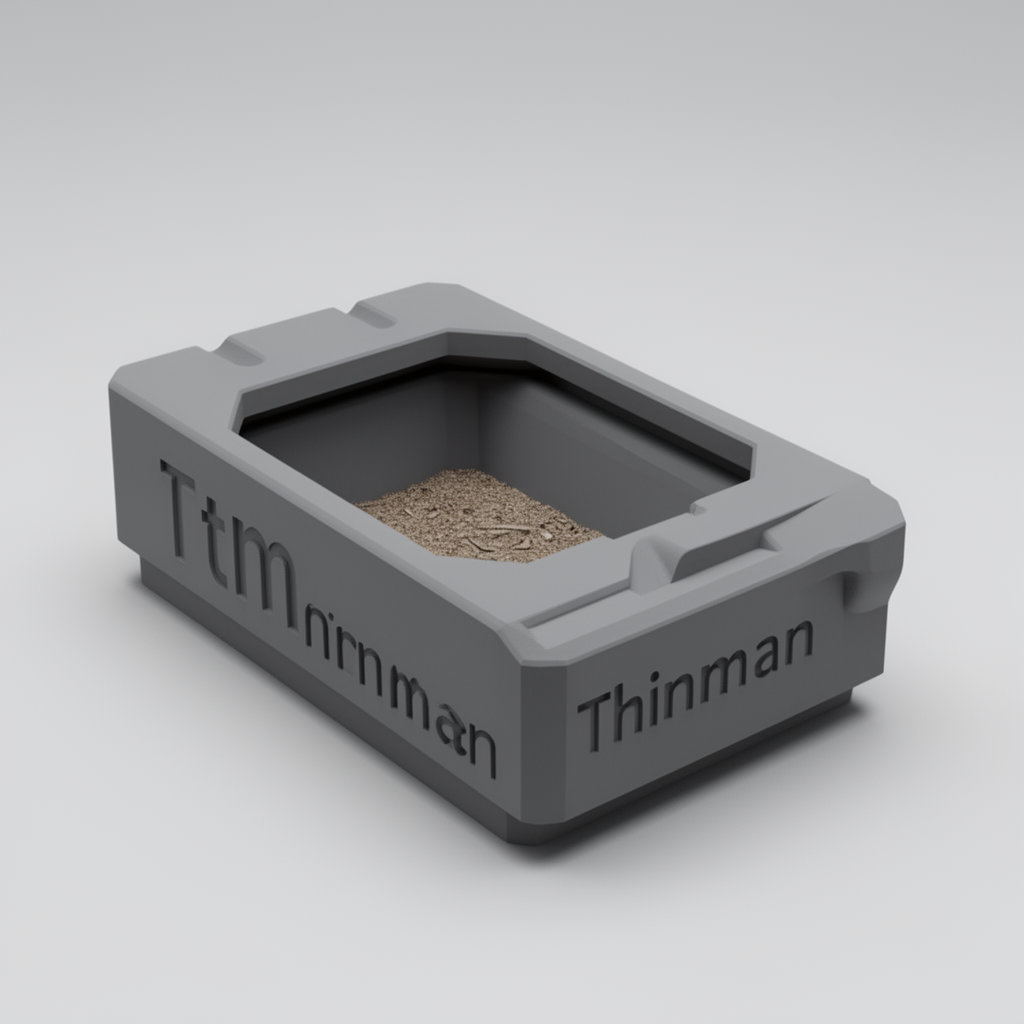 TTM Thinman Ashtray free 3D printable STL