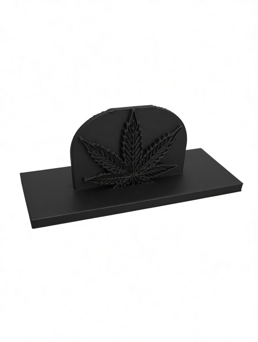 Marijuana Leaf Bookend free 3D printable STL