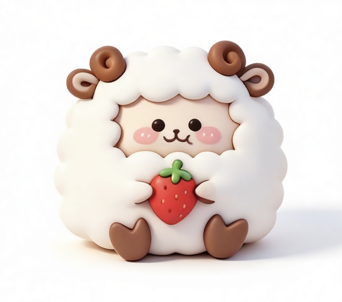 Cute Sheep Figurine free 3D printable STL