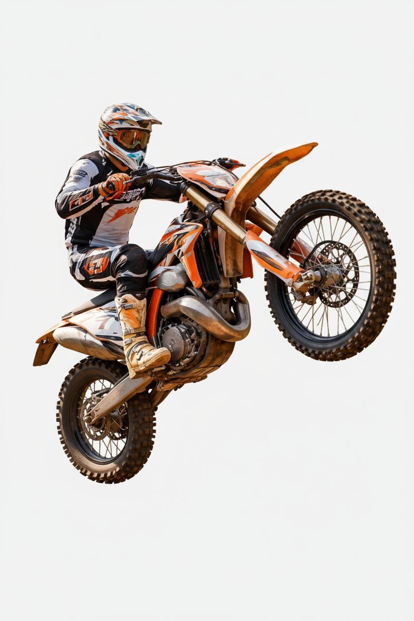 Motocross Rider Model free 3D printable STL