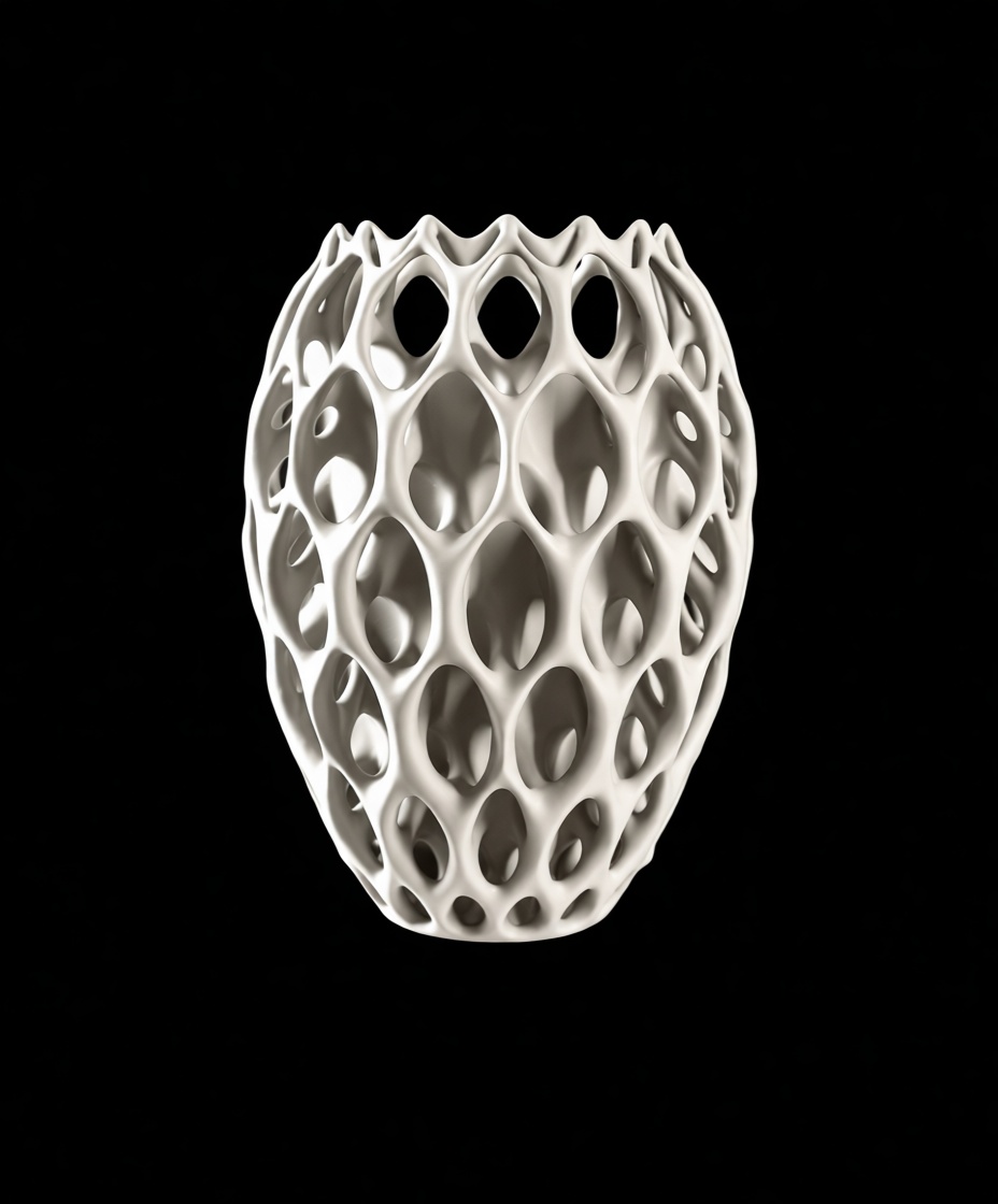 Voronoi Pattern Vase free 3D printable STL