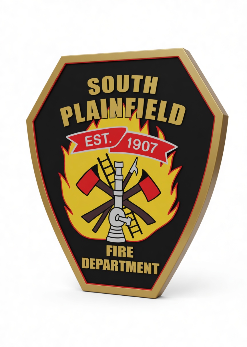 South Plainfield Fire Patch free 3D printable STL
