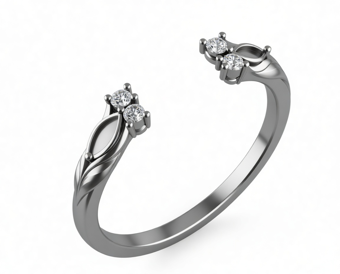 Twist Diamond Ring free 3D printable STL