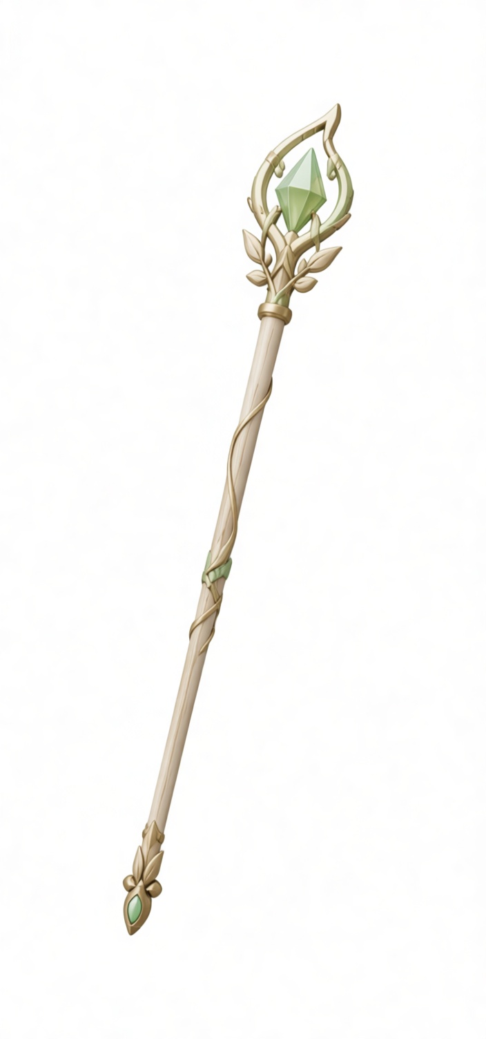 Elven Magic Staff free 3D printable STL