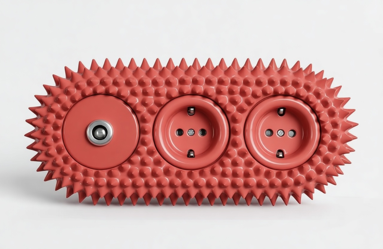 Spiked Power Strip Model free 3D printable STL