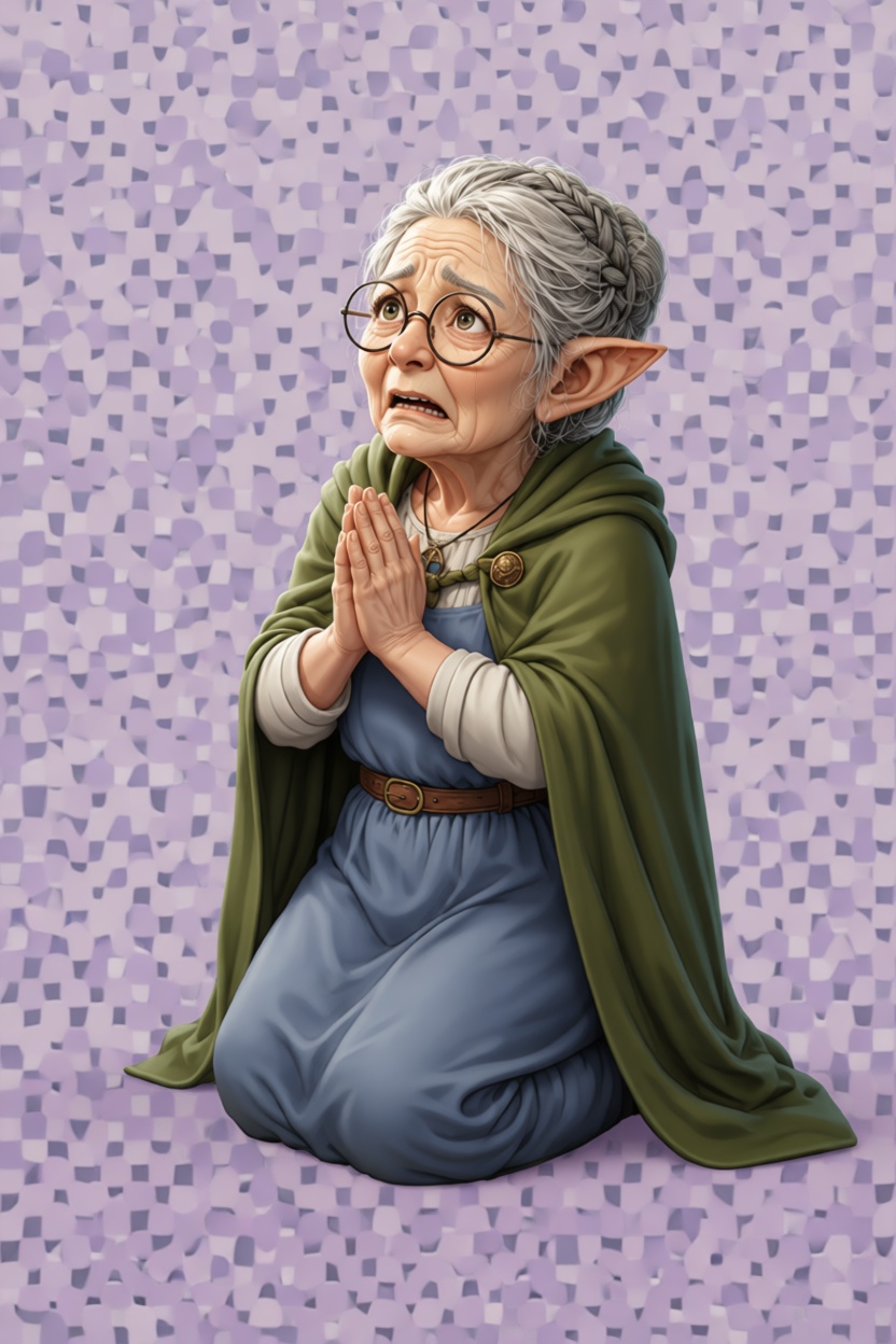 Elderly Elf Figurine free 3D printable STL