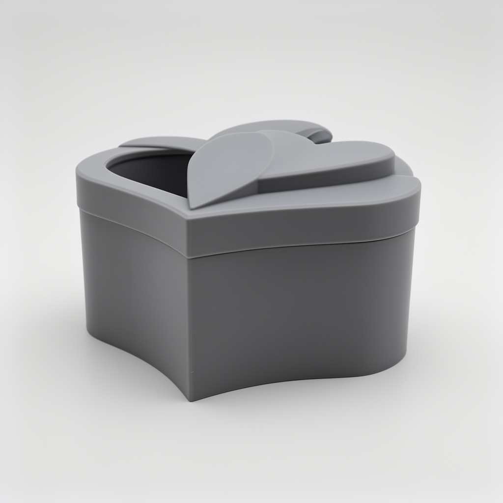 Heart Shaped Box free 3D printable STL