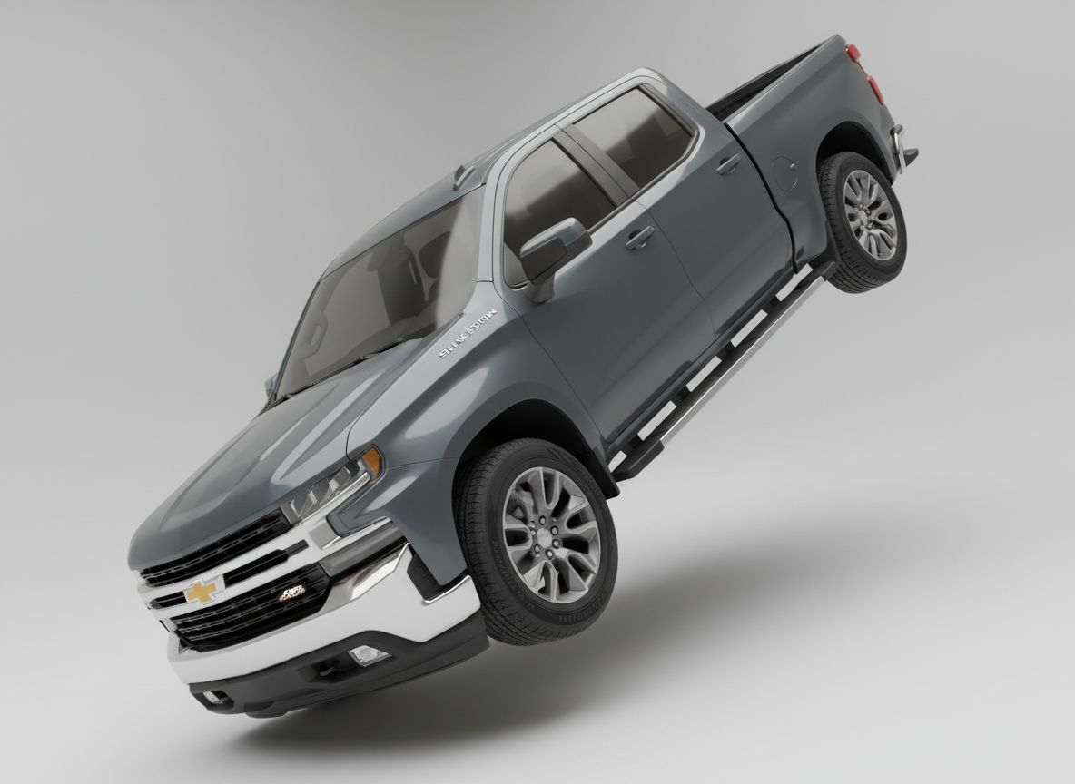 Chevrolet Silverado Pickup Model free 3D printable STL