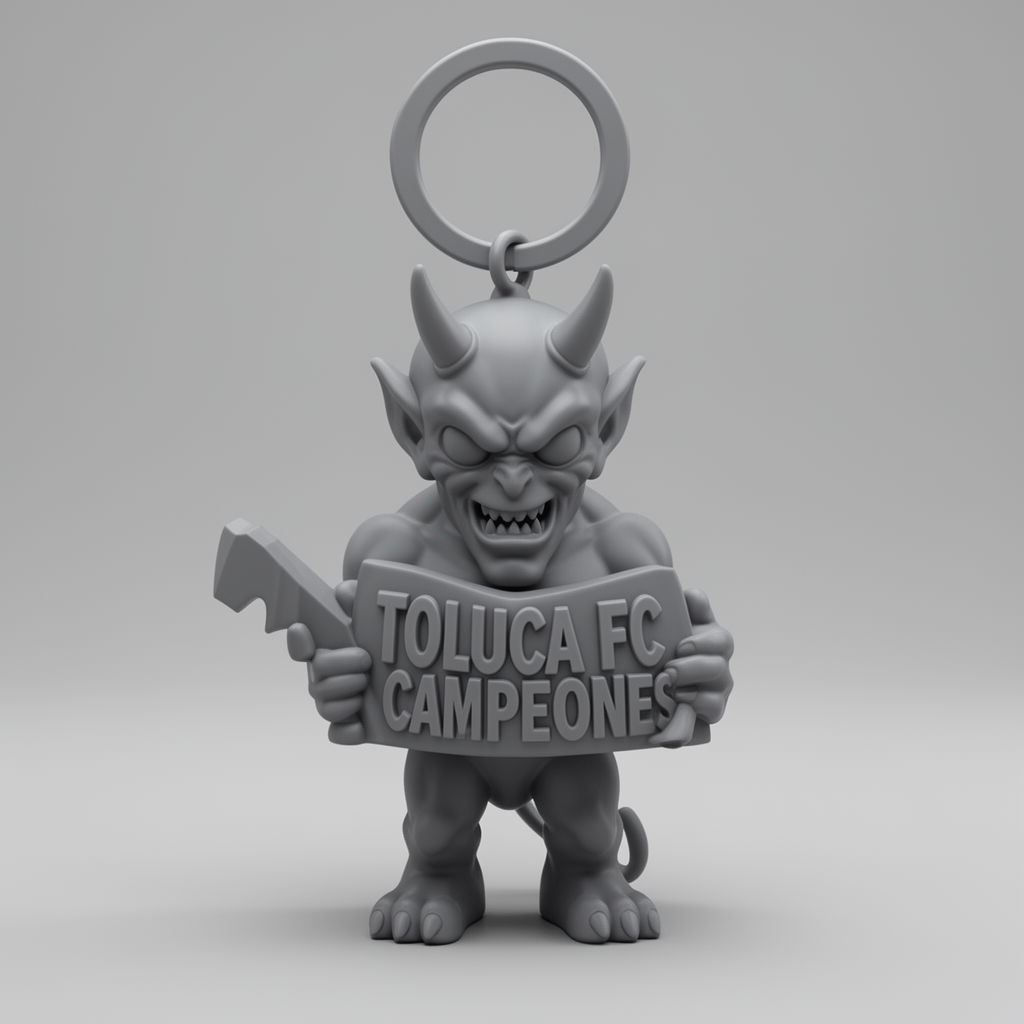 Devil Keychain Figurine free 3D printable STL