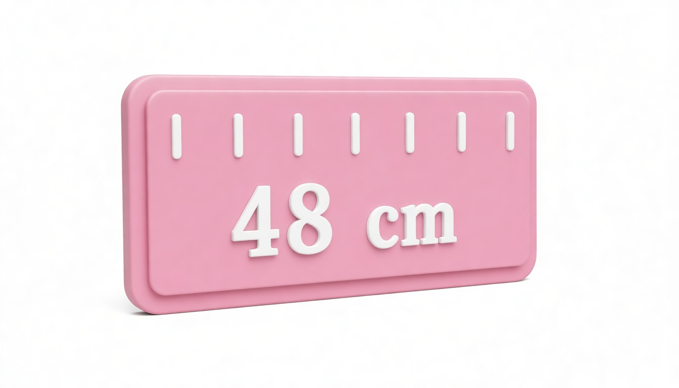 48 cm Measurement Plaque free 3D printable STL