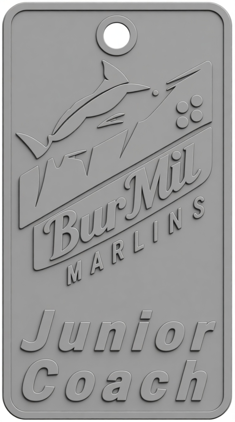 BurMil Marlins Keychain free 3D printable STL