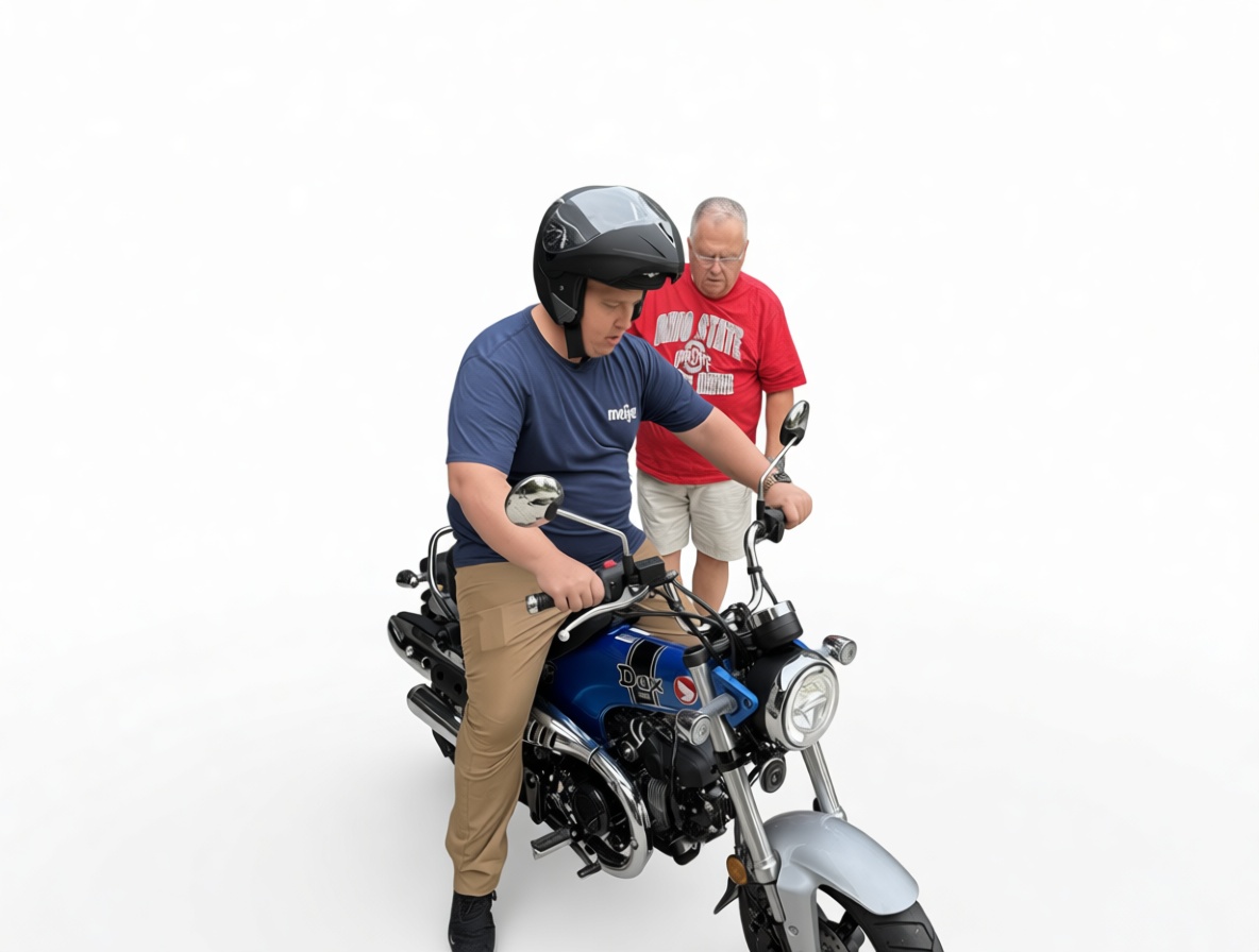 Honda Dax Motorcycle Model free 3D printable STL