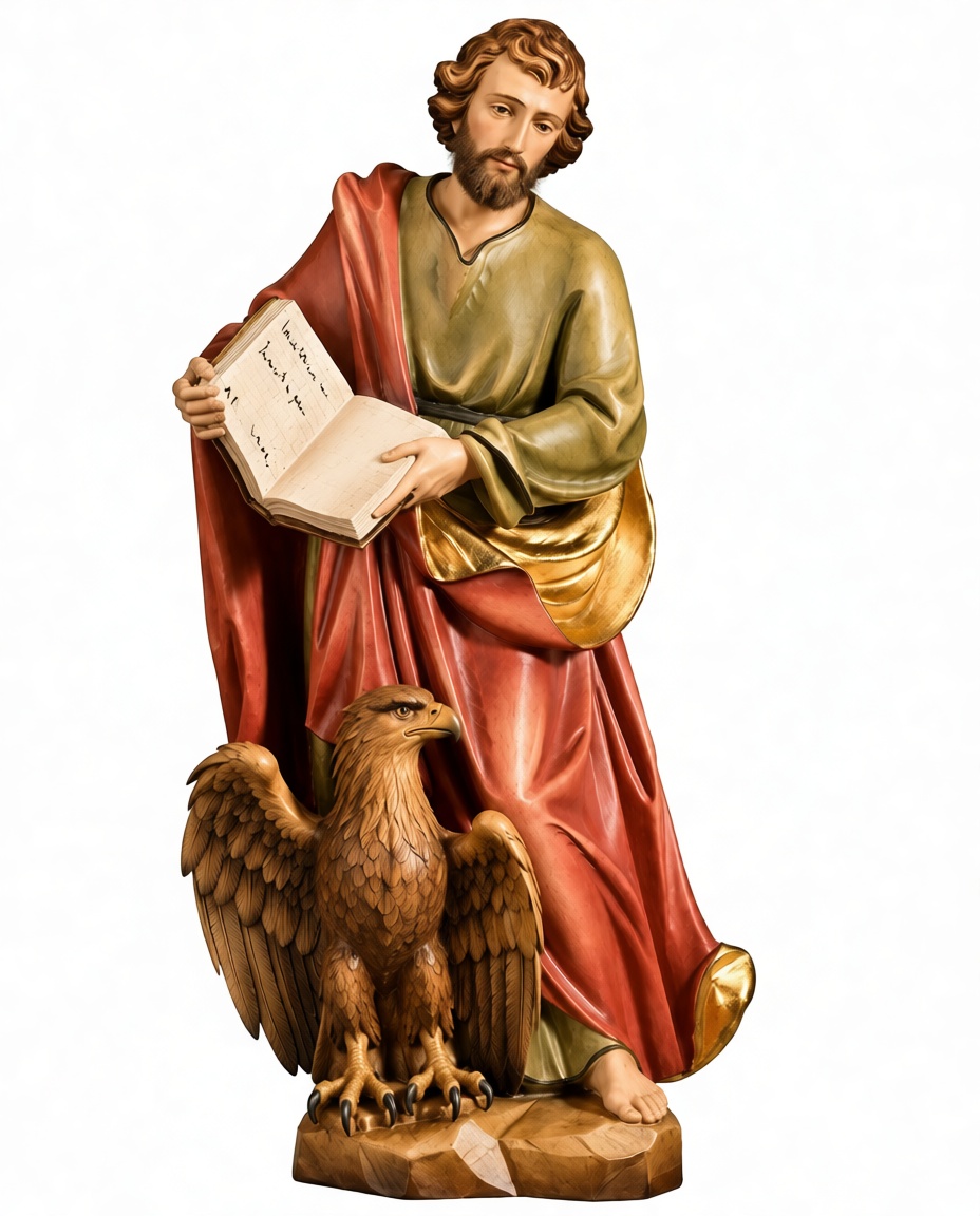 Saint John Apostle Figurine free 3D printable STL
