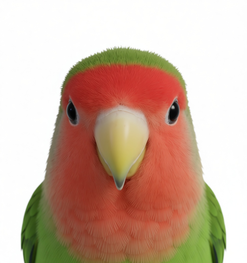 Peach-faced Lovebird Figurine free 3D printable STL
