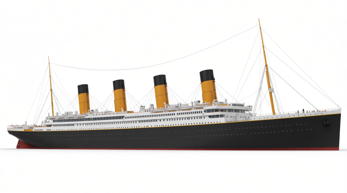 RMS Titanic Model free 3D printable STL