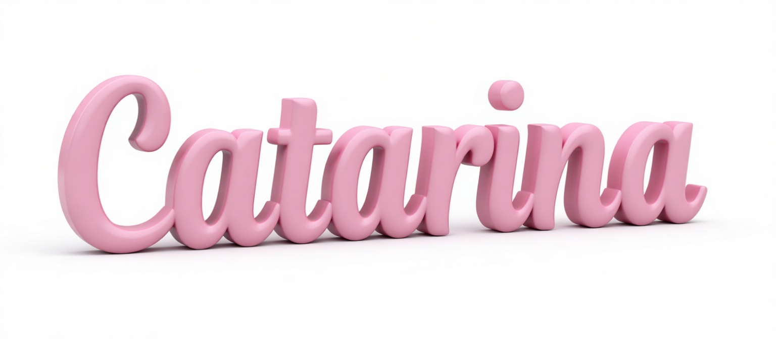 Catarina Name Sign free 3D printable STL