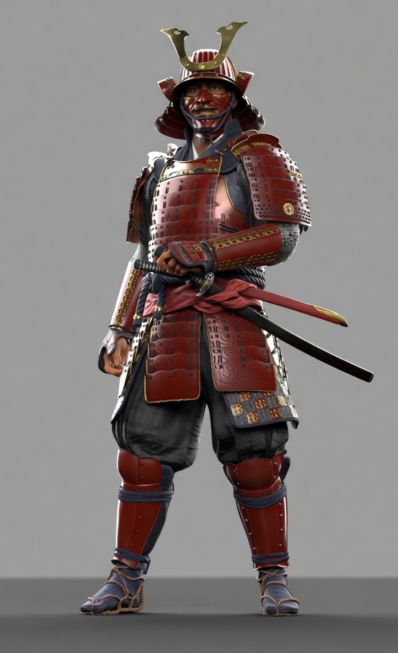 Samurai Warrior Figurine free 3D printable STL