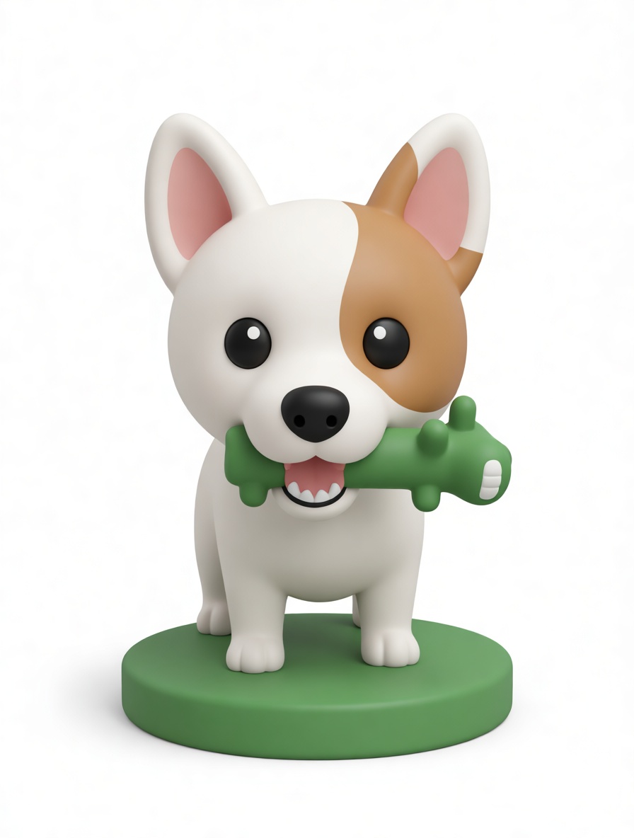 Corgi Dog Figurine - Free 3D Printable STL File