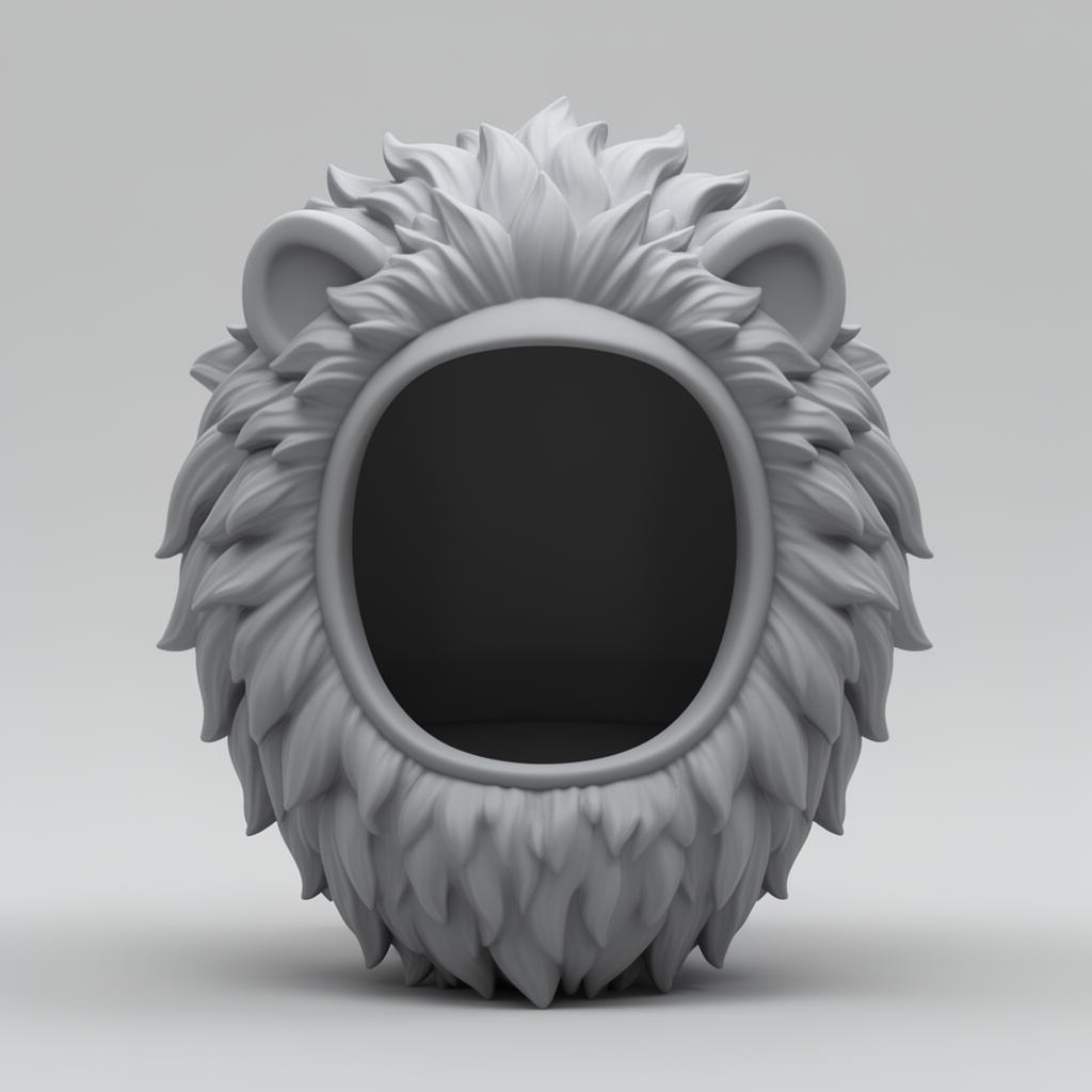 Lion Mane Hood free 3D printable STL