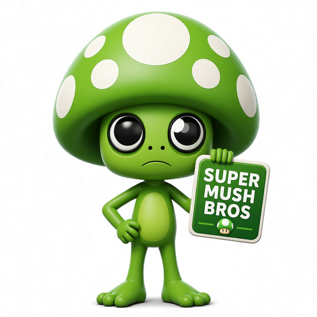 Super Mushroom Figurine free 3D printable STL
