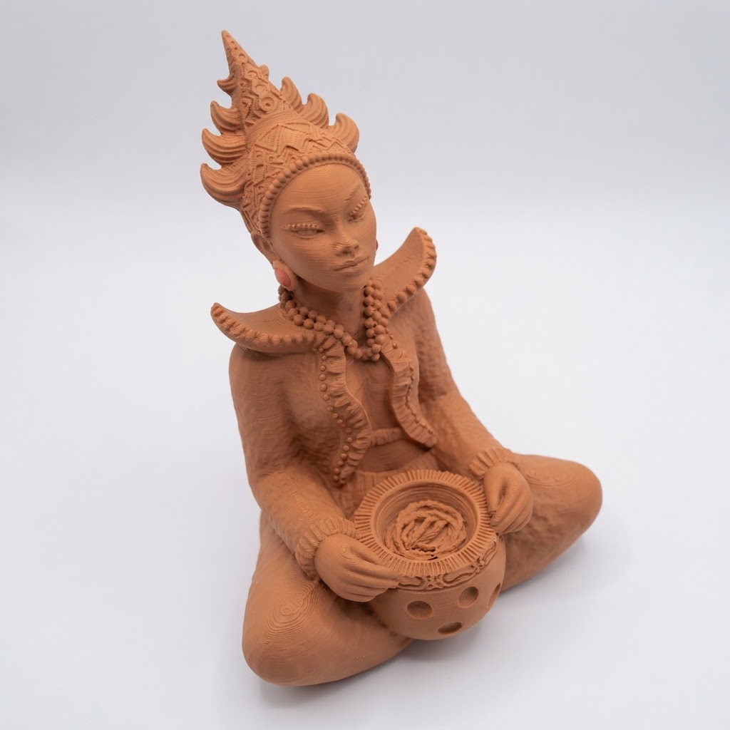 Traditional Balinese Dancer Figurine free 3D printable STL