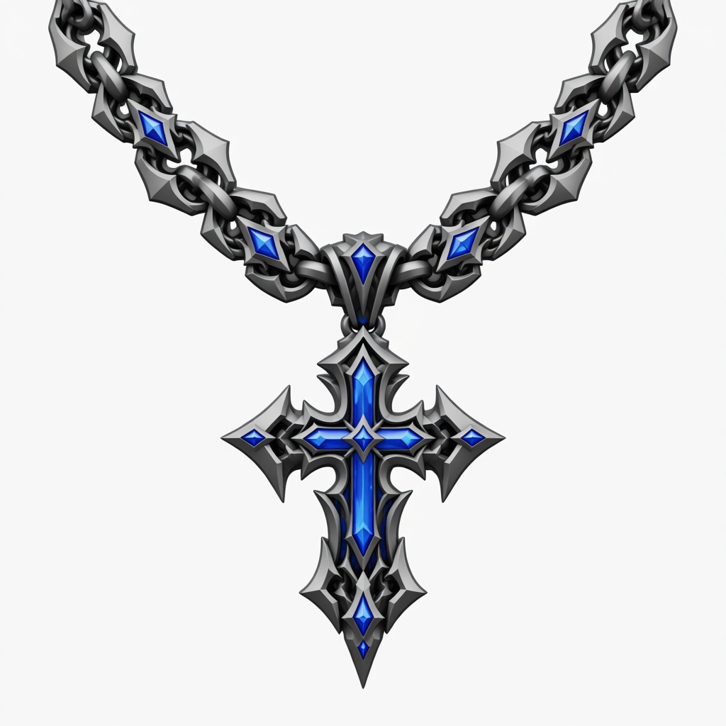 Ornate Cross Pendant free 3D printable STL
