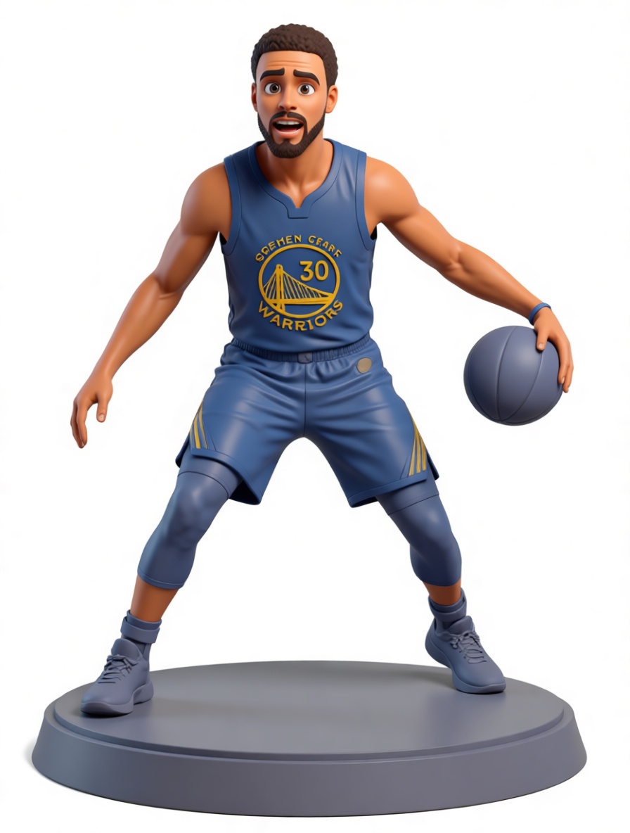 Stephen Curry Figurine free 3D printable STL
