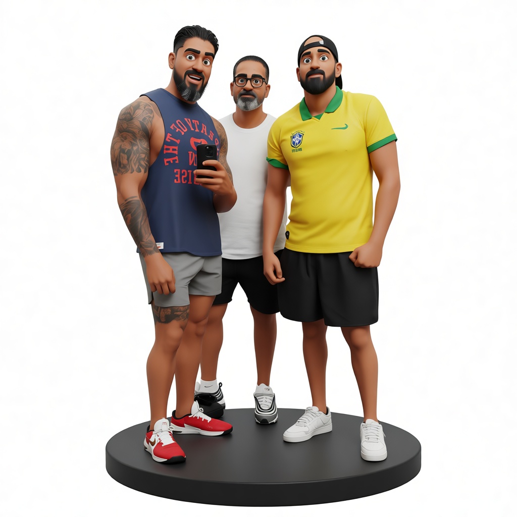 Group of Men Figurines free 3D printable STL