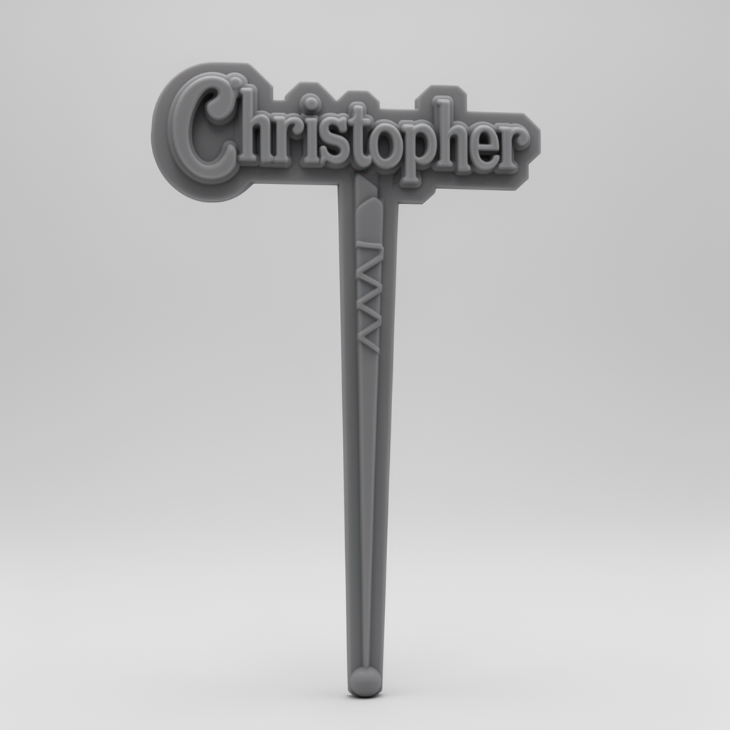 Christopher Magic Wand free 3D printable STL
