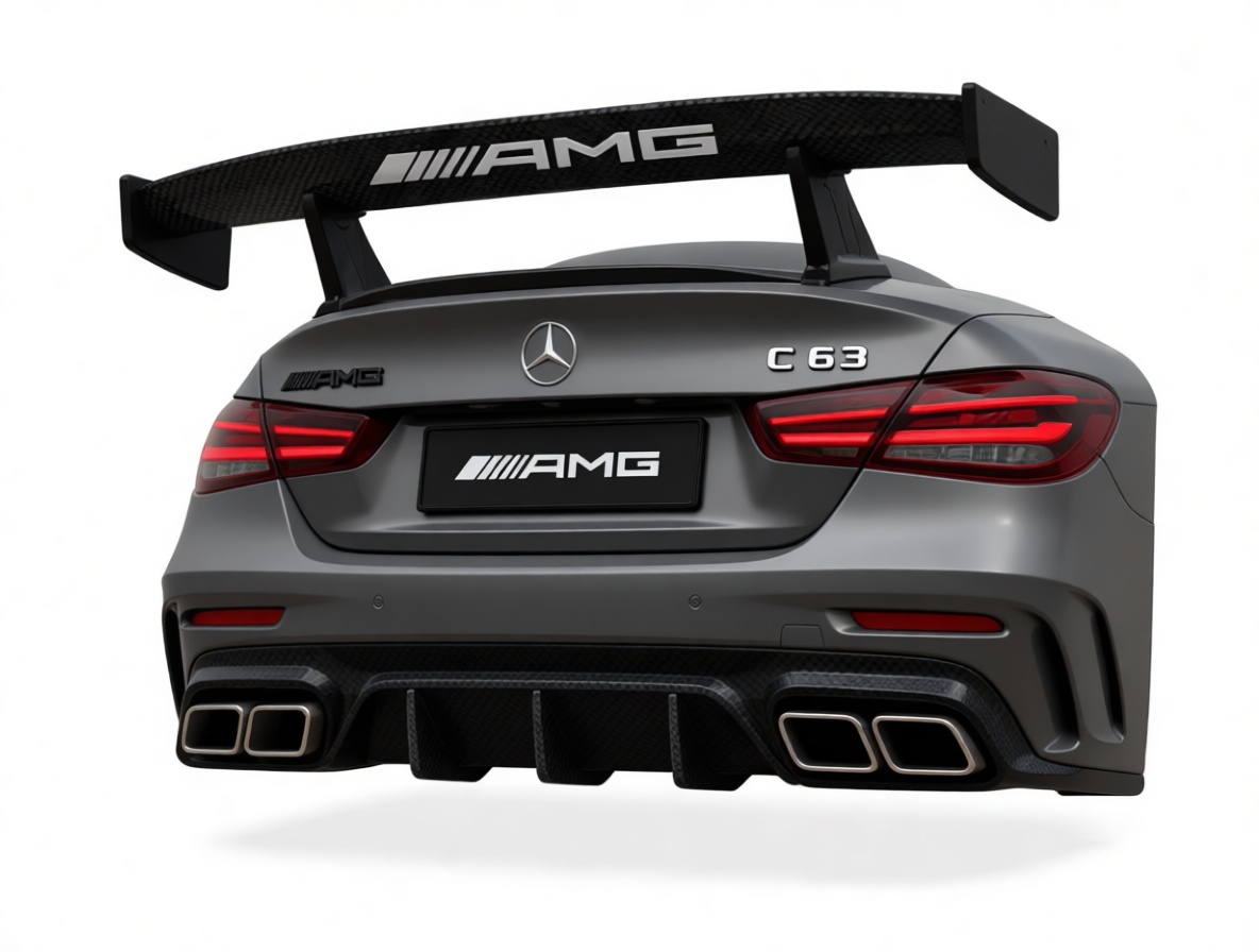 Mercedes-AMG C63 Rear Model free 3D printable STL